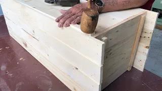 Amazing Creation Woodworking Ideas From Old Pallet //Building a Woodworking Tool Cabinet. How to-DIY