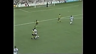 John Byrne goal Queen's Park Rangers v Arsenal 22/8/87