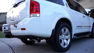 2010 Nissan Armada Platinum Magnaflow Exhaust Start Up with Airaid Cold Air Intake Video 1