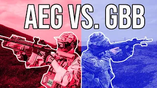 Airsoft AEG vs. GBB | Which is better?