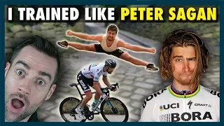 I trained like Peter Sagan for 24 hours and here are the results | Average Joe vs Pro