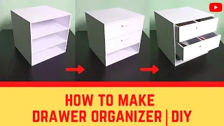 How To Make Drawer Organizer/Desk Organizer | Foam Board DIY | The ArchiZant