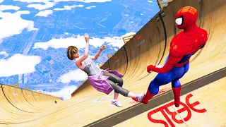 GTA 5 Insane Ragdolls with Spiderman ep.13(Euphoria Physics Funny moments)