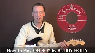 Rockabilly Guitar Lesson - Oh Boy - Buddy Holly