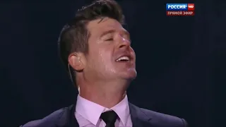 Robin Thicke - Blurred Lines live (Russia, 2015)