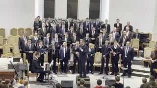 "Где ты прекрасная,светлая ясная" мужской хор+припев общим пением- Одесское объединение МСЦ ЕХБ 2022