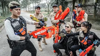 LTT Game Nerf War : Police Patrol No.1 Warriors SEAL X Nerf Guns Fight Mr Zero Crazy Vengeance