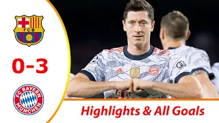 Barcelona vs Bayern Munich 0-3 - Extended Highlights & All Goals - 2021 | UEFA CHAMPIONS LEAGUE