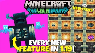 EVERY New Feature In Minecraft 1.19 The Wild Update! 47+ New Items, Mobs, Biomes & More!