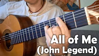 All of me (John Legend) guitar cover