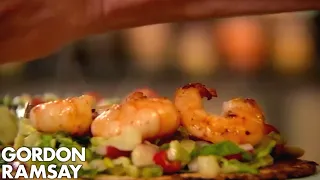 Gordon Ramsay's Prawn Tostadas