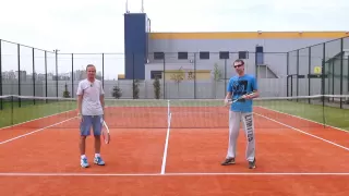 Теннис. Ошибки замаха при ударе справа.