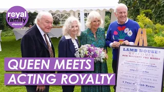Queen Camilla Meets Acting Royalty During Rye Visit