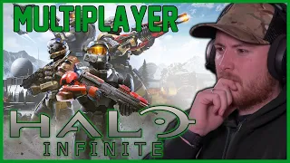 Royal Marine Reacts To HALO Infinite Multiplayer Overview!