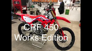 2021 CRF 450 Works Edition - Unboxing and First Run