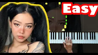 Bella Poarch - Build a B*tch - Easy - Piano Tutorial