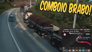 COMBOIO BRABO DOS 9 EIXOS NO SERVDOR DE 256 PLAYER'S - ETS 2 MODS BR MULTIPLAYER