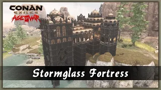 HOW TO BUILD A STORMGLASS FORTRESS [SPEED BUILD] - CONAN EXILES