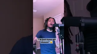 Singing "Over" by lucky daye BEDROOM Performance