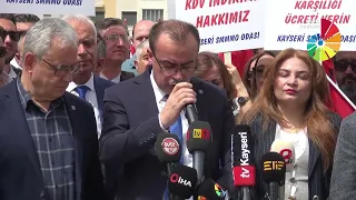 Kayseri SMMM Odası Başkanı Ali Yedikaya, "Bıçak Kemiğe Dayanmıştır, Kimse Sabrımızı Denemesin’'