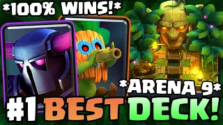 *NEW* #1 BEST DECK FOR ARENA 9 IN CLASH ROYALE!