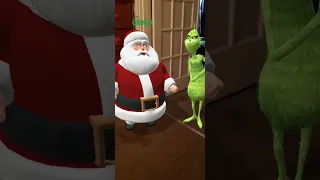 Santa and the Grinch slap in each other