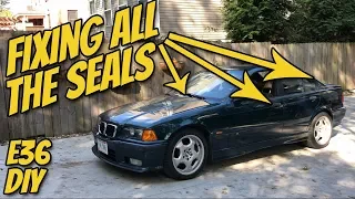 Fixing all the seals: A BMW E36 DIY video