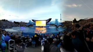 BEST Last Ever Seaworld California One Ocean Show 360-degree Video 1-8-17