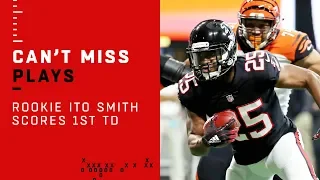 Ito Smith Scores 1st NFL TD to Cap Off Falcons Opening Drive