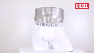 DIESEL 디젤 남성 언더웨어 속옷 롱 사각 스판팬티 화이트 LONG BOXER