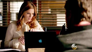 Castle 8x17  Castle & Beckett in her Office - Aladdin's Lamp Talk & Theories  “Death Wish”