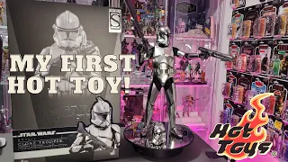 My First Hot Toy Chrome Clone Trooper Unboxing and Review