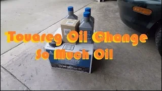 Changing the Touareg's Oil