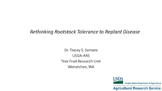 Rethinking Rootstock Tolerance to Replant Disease