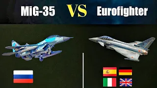 Eurofighter Typhoon VS Mikoyan MiG-35 | Military Fighter Aircraft Comparison