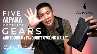 Best cycling wallet. Reviews Alpaka ZIP Clutch, Utility Pouch, Elements Tech Case and Backpack