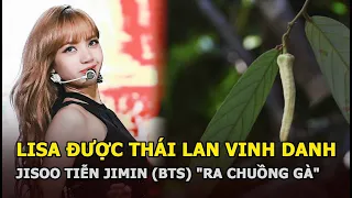 Lisa lại được Thái Lan vinh danh, Jisoo tiễn Jimin (BTS) "ra chuồng gà", Suga bị nghi mắc bệnh lạ?