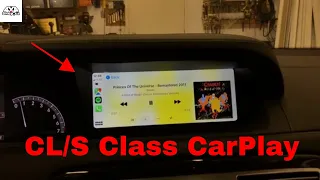 Mercedes CL Class W216 Mercedes S Class W221 10.25" Android screen Apple CarPlay Android Auto