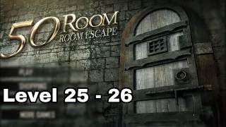 Room Escape: 50 Rooms 1 - Walkthrough - Ch1 Level 25 and Level 26  | Escape Game