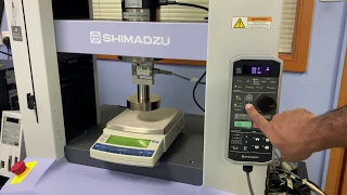 Shimadzu Balance Vs Shimadzu Universal Testing Machine   - Accuracy Check