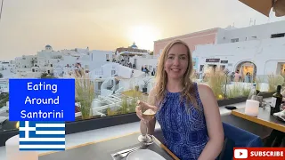 Greece: Eating My Way Around Santorini! Best Food To Try While Visiting!