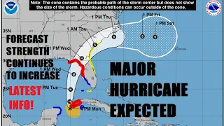 MAJOR HURRICANE EXPECTED TO MAKE LANDFALL! Forecast strength increases. Latest info on what we know!