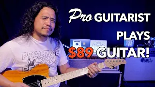 PRO Guitarist plays Cheap Beginner Guitar! | $89 Glarry GTL