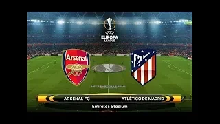 ARSENAL VS ATLETICO MADRID HIGHLIGHTS 26.04.2018 UEFA EUROPA LEAGUE SEMI FINAL FIFA 17