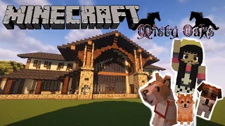 We build our Ranch House! I SWEN and more! Misty Oaks l Minecraft Let's Play 1.20 I Episode 2