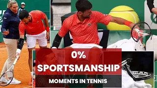 0% Sportsmanship Moments in Tennis