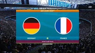 PES 2021 - Germany vs France - UEFA EURO 2020 - Gameplay PC