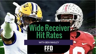 I studied every wide receiver drafted since 2004: WR Hit Rates