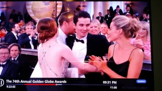 Weirdest moment from the 74th annual Golden Globe Awards