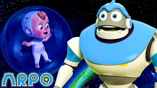 Rainbow Bubbles in Space Adventure 🌈🚀 | ARPO| Kids TV Shows | Cartoons For Kids | Fun Anime